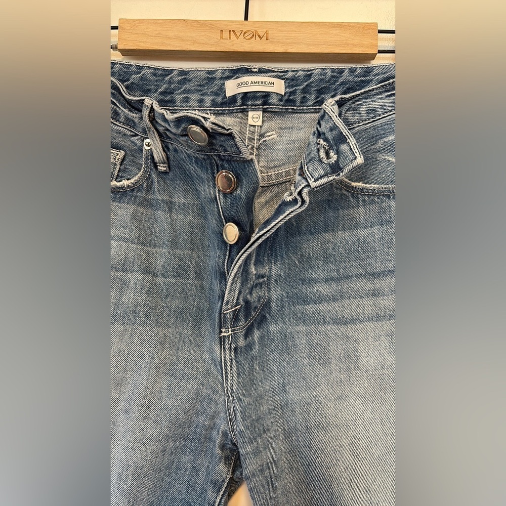 Good  American Jean cut off shorts , sz 0/25 - Picture 12 of 15